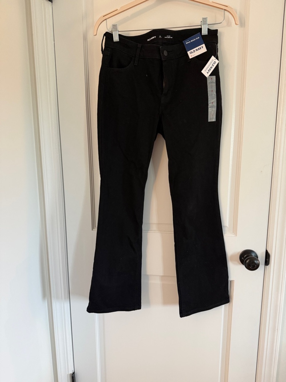 Old Navy Black Boot Cut Jeans - Mid Rise